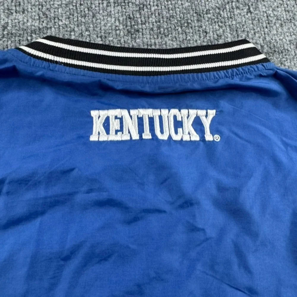 Starter Kentucky Wildcats Jacket Boys XL Blue Vintage 90s Pullover Windbreaker